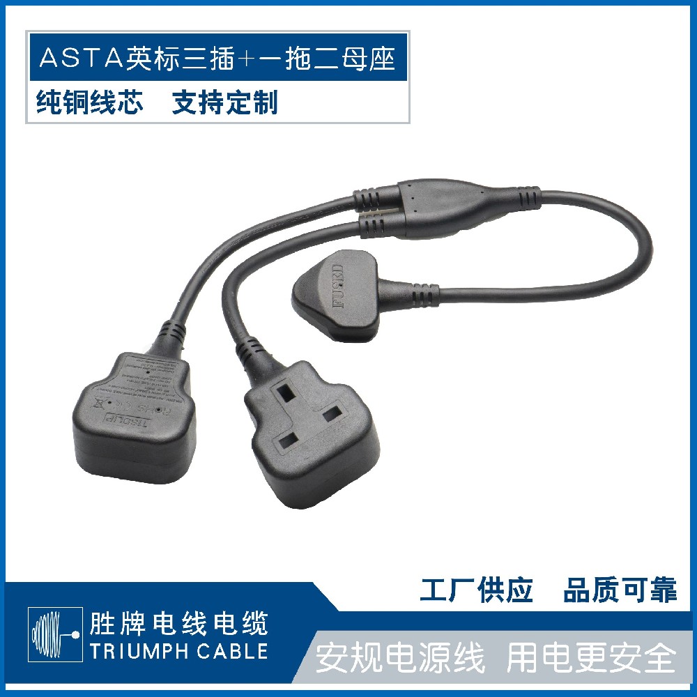 ASTA英標(biāo)三插+一拖二母座